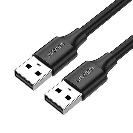 Кабель UGREEN US102 USB 2.0 A Male to A Male Cable 1m (Black)(10309) (UGR-10309) Київ