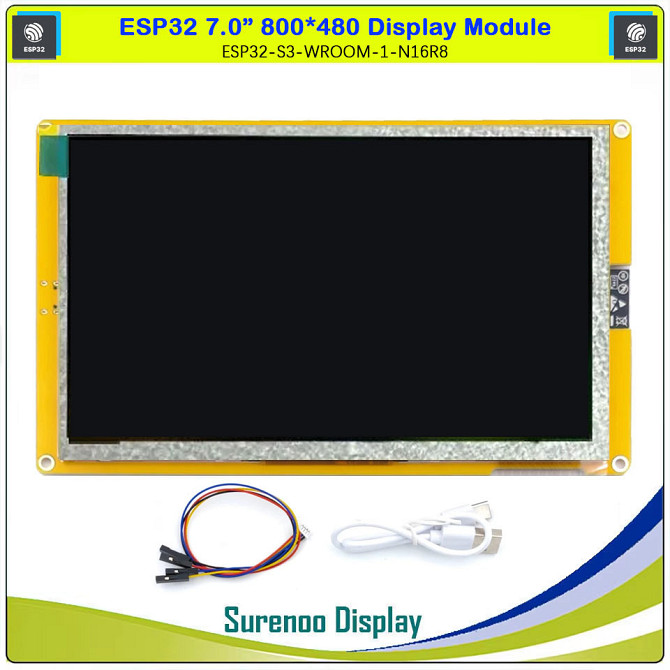 Модуль дисплея ESP32 7.0” дюймов 800×480 с сенсором, Wi-Fi, Bluetooth, PSRAM 8MB, FLASH 16MB для Ard Киев - изображение 3