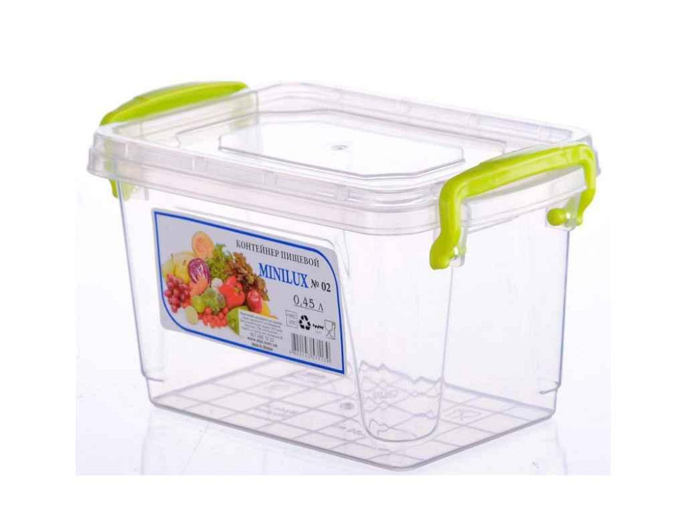 Контейнер пл. 0,45л Minilux №02 ТМ AL-PLASTIK   Solmir Київ - фото 1