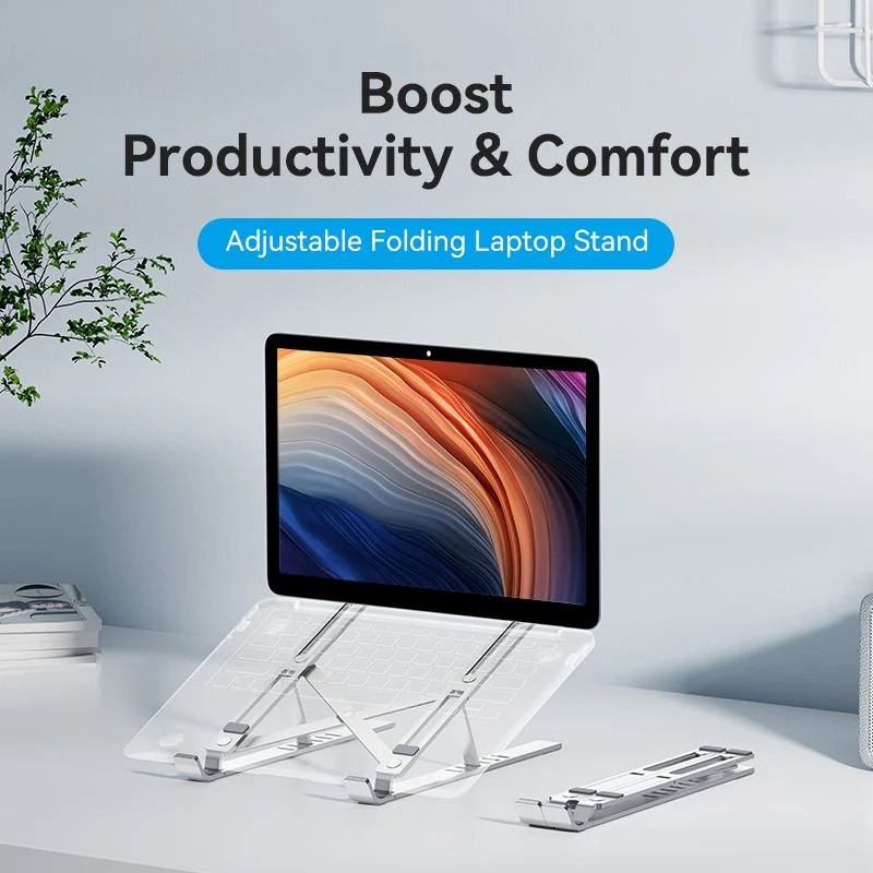 Підставка для ноутбука Laptop X-type Stand Silver Aluminum Alloy Vention Винница - изображение 9