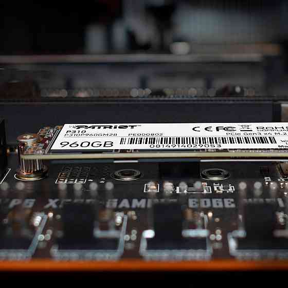 Накопичувач SSD M.2 Patriot P310 960GB NVMe 2280 PCIe 3.0x4 3D NAND TLC Київ
