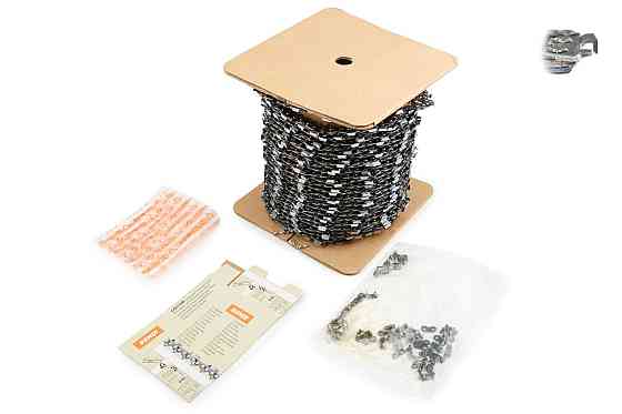 Ланцюг бензопила (бухта) 3/8, 1,5mm, RS (1640зв, 30.4м) Мукачево