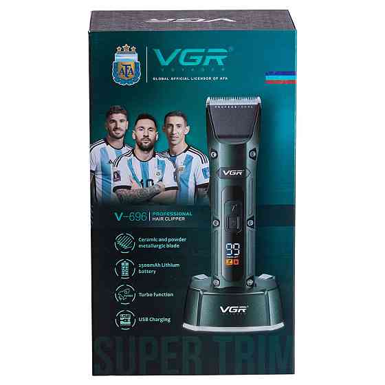 Професійна машинка для стрижки VGR з 4 насадками Київ