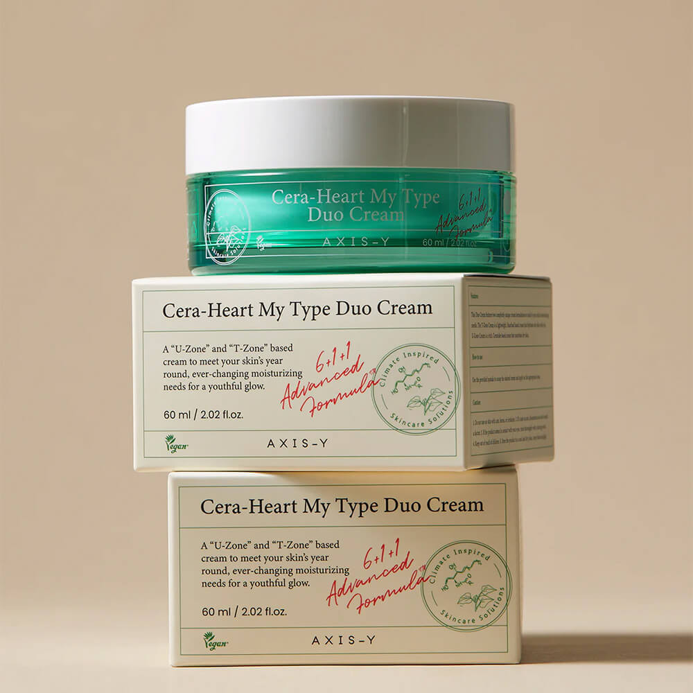 Крем подвійний для комбінованої шкіри Cera-Heart My Type Duo Cream AXIS-Y 60 мл Київ - фото 7