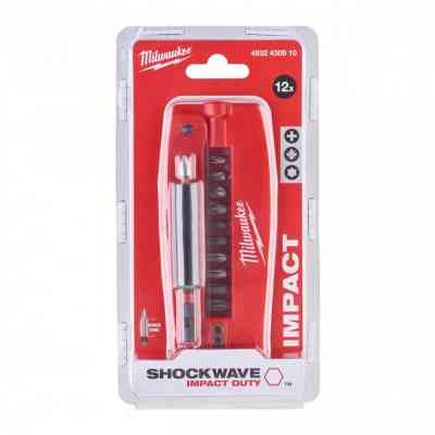 Набор бит Milwaukee SHOCKWAVE "Крокодил 2", 12шт (4932430910) Винница