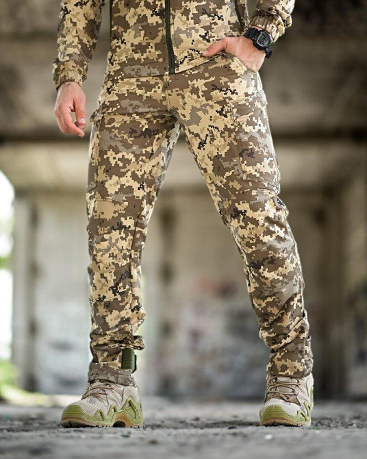 Эластичная тактический костюм agony пиксель НП4878 Одесса - изображение 6