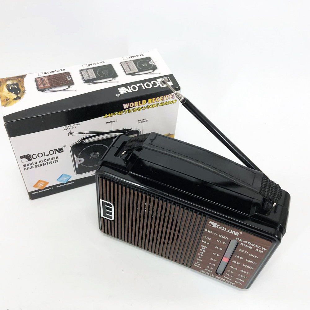 FM-радіоприймач GOLON, Радіо портативне переносне, Портативне радіо Приймач фм SY-33 Львів - фото 5