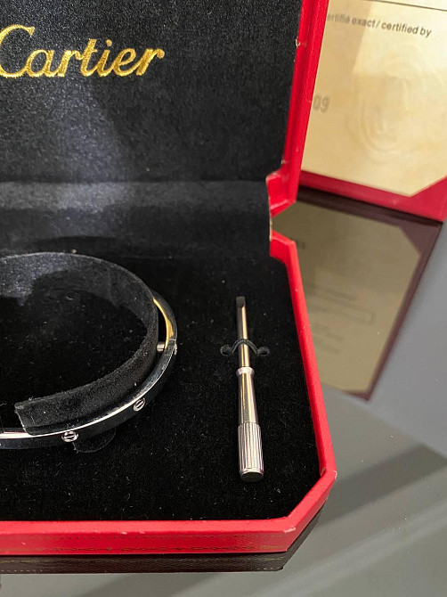 Cartier браслет із викруткою/ Брендовий браслет, люкс якість у гарному подарунковому пакованні Одеса - фото 5