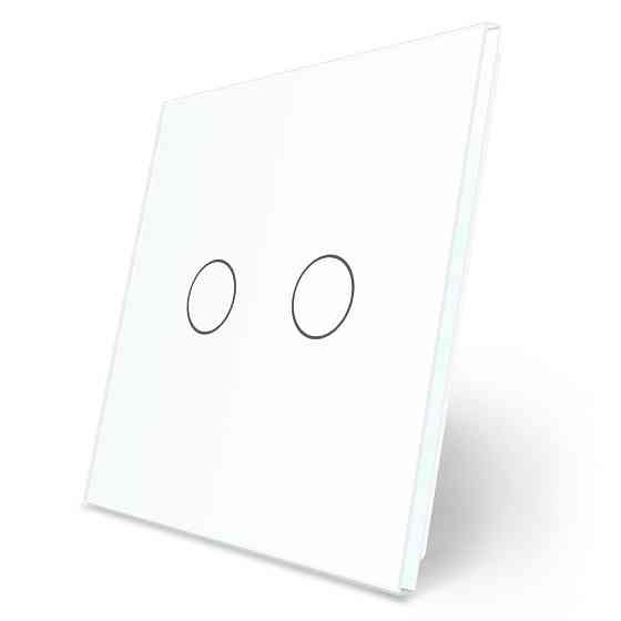 LIVOLO Бездротовий розумний сенсорний вимикач 2 сенсори Livolo золотий скло (VL- -A) Коломия