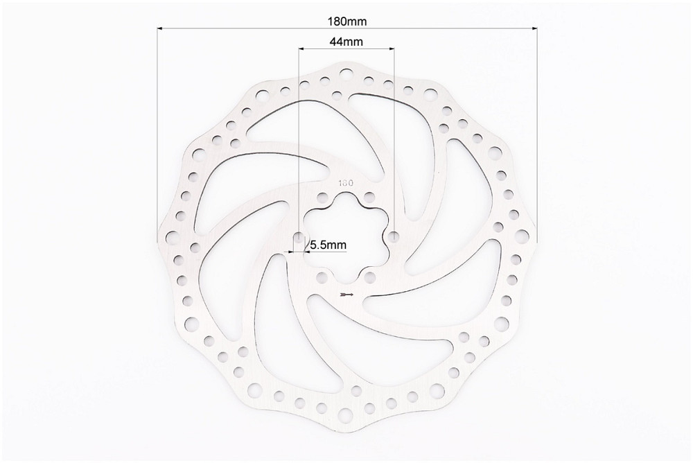 Гальмівний диск 180мм, кріпл. 6 болтів, BD-03 Киев - изображение 2
