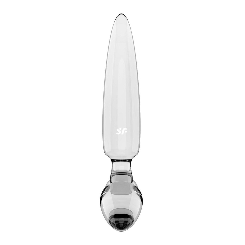 Тристоронній скляний дилдо Satisfyer Triple Crystal 1 Transparent Sex Aura Київ - фото 3