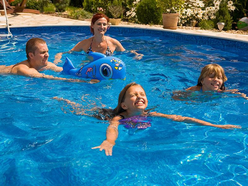 Каркасный бассейн овальный Azuro 404DL 5.5  х 3.7 х 1.2 м Stone морозоустойчивый Киев - изображение 5