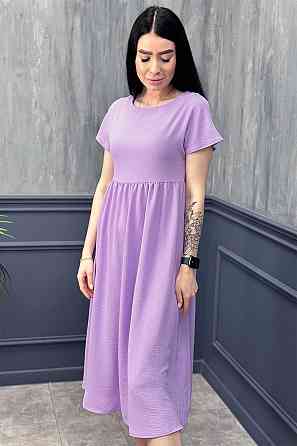 Летнее платье миди свободного кроя Ordinary 42-44, Лавандовый Киев