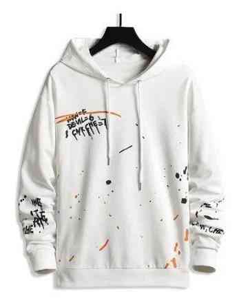 Худи, белая толстовка мужская, свитшот 2702804675 размер 50 Днепр