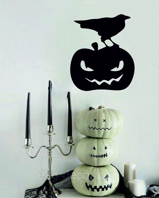 Декоративное настенное Панно «Хэллоуин - тыква», Декор на стену 50*41 см Киев - изображение 7