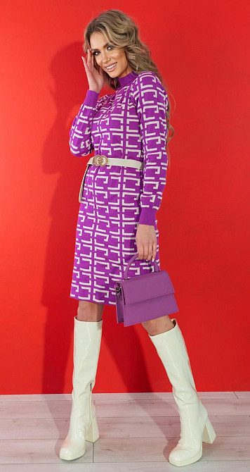 Вязанное платье гольф (44) Киев - изображение 3