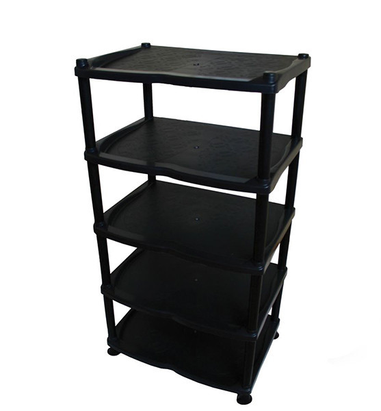 Полка для обуви Efe 5 отделений, чёрная. Одесса - изображение 1