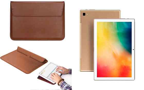 Чохол-конверт VitoCase для Blackview Tab 8, Tab 8E, з функцією підставки для планшета Коричневий Київ