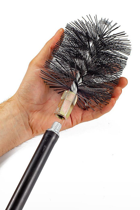 Металевая щетка для чистки дымохода Savent 120 мм Киев - изображение 11