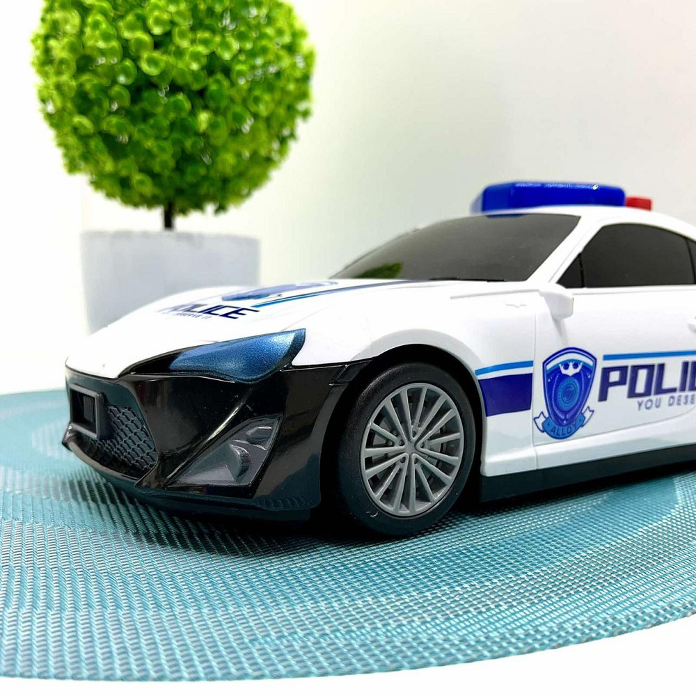 Набір з транспортом поліцейська Машина-гараж та 3 міні машинки звук світло (660-A206) Чернігів - фото 5