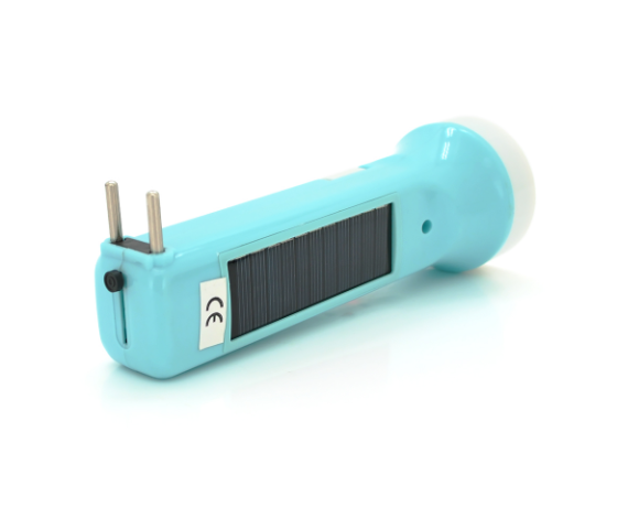 Фонарик ручной LH-910+Solar, 1+1 режим, встроенный аккум, 220B, Blister Полтава