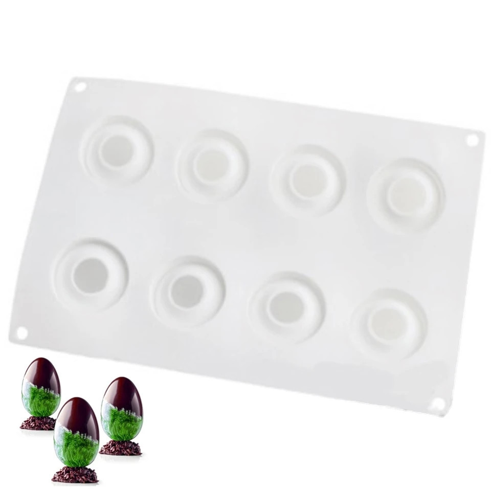 Молд силиконовый Яйца 170 на 260 мм серый Киев - изображение 1