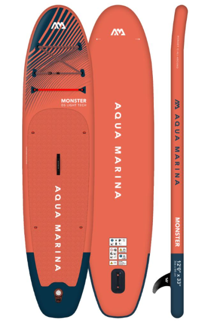 Дошка сап надувна Monster Aqua Marina (Sky Glider) All-Around Isup 3.66M/15Cm Київ - фото 1