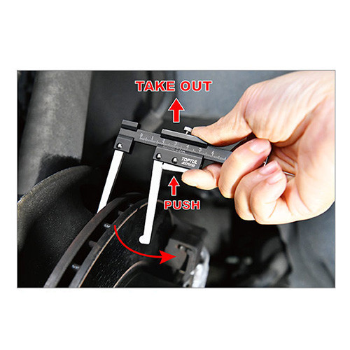 Штангенциркуль для дисків та шин TOPTUL JEEF0160 Одеса - фото 3