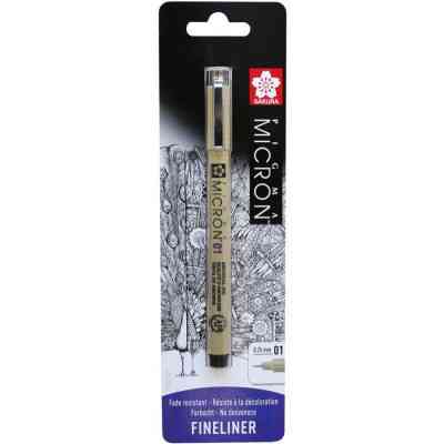 Лайнер Sakura Pigma Micron (0.1) 0,25 мм Чорний у блістері (8712079441579) Вінниця