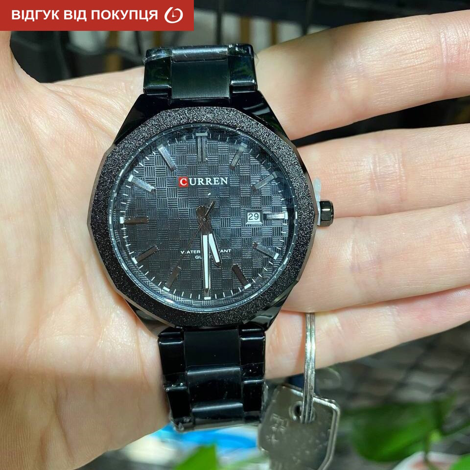 Годинник чоловічий наручний Curren Scotland Чорний Вінниця - фото 6