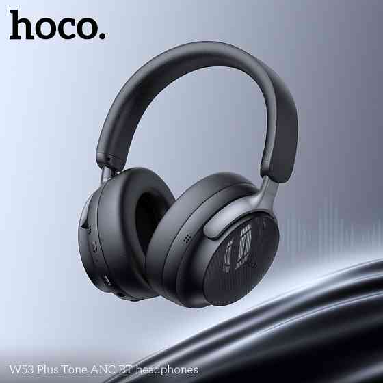 Бездротові накладні навушники HOCO W53 Plus Tone ANC BT headphones Classic Black Київ