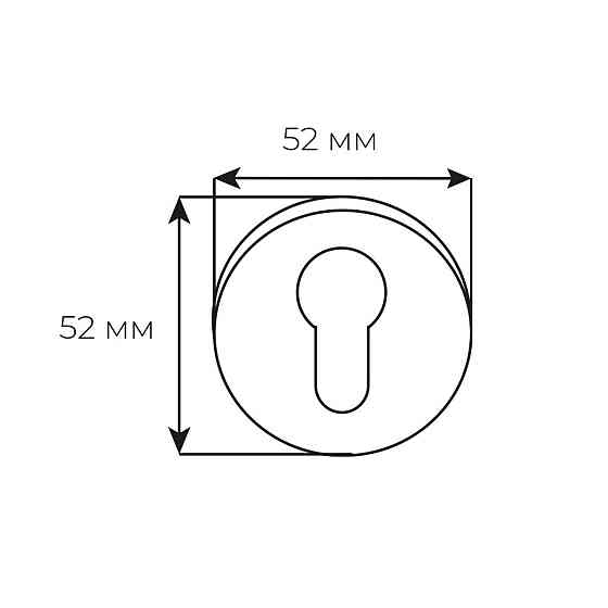 Накладка Tupai 4046 R 5S-142 клик никель Киев