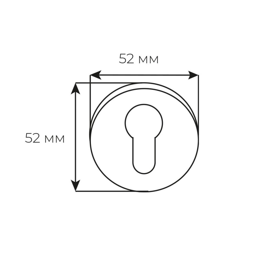 Накладка Tupai 4046 R 5S-142 клик никель Киев - изображение 2