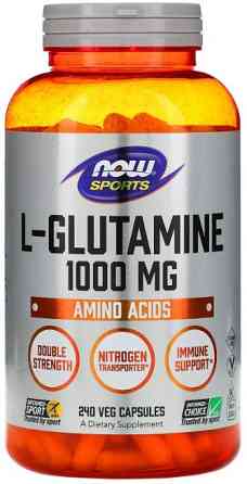 L-глютамін Now Foods L-Glutamine Sports 1000 мг 240 вег капсул Київ