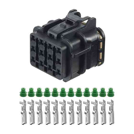 Роз'єм конектор 12-кон., 7123-7923-37157-7915-8MG610346, MG610346-5, MG630349-7, YAZAKI, Hyundai, Kia Київ