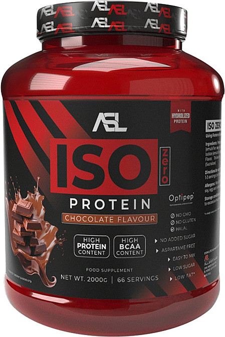 Протеин AllSports Labs Iso Zero Protein 2 kg (Chocolate) (90 % isolate, zero lactose, zero sugars, aspartame free) Луцк - изображение 1
