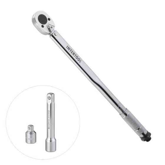 Ключ динамометричний 1/2", 28-210 Нм, перехідник 1/2"×3/8", подовжувач 125 мм 1/2",STORM Львів