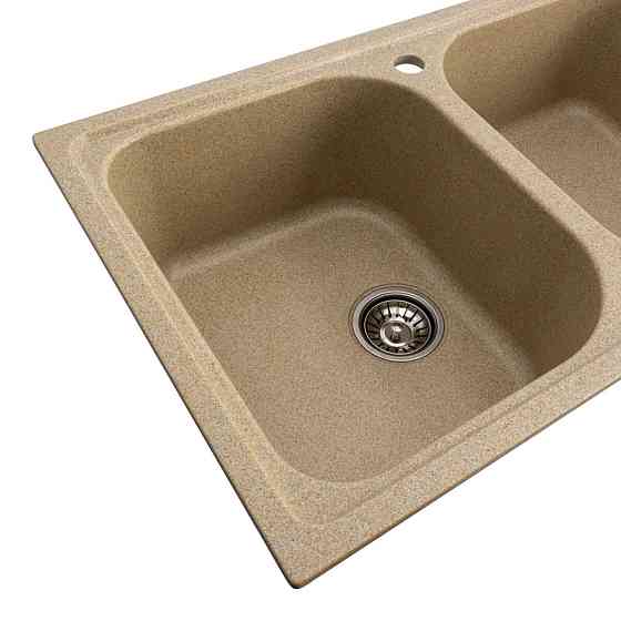 PLATINUM Гранітна мийка для кухні Platinum 7950 Equatoria матовий Бежевий Київ