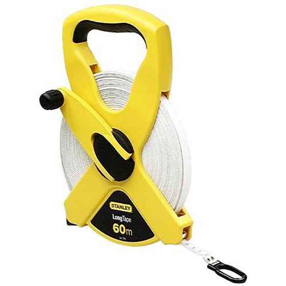 Рулетка STANLEY "Longtape Fiberglass": L=60 м х 12,7 мм, пласт. корпус, полотно з лякловолокна Одеса