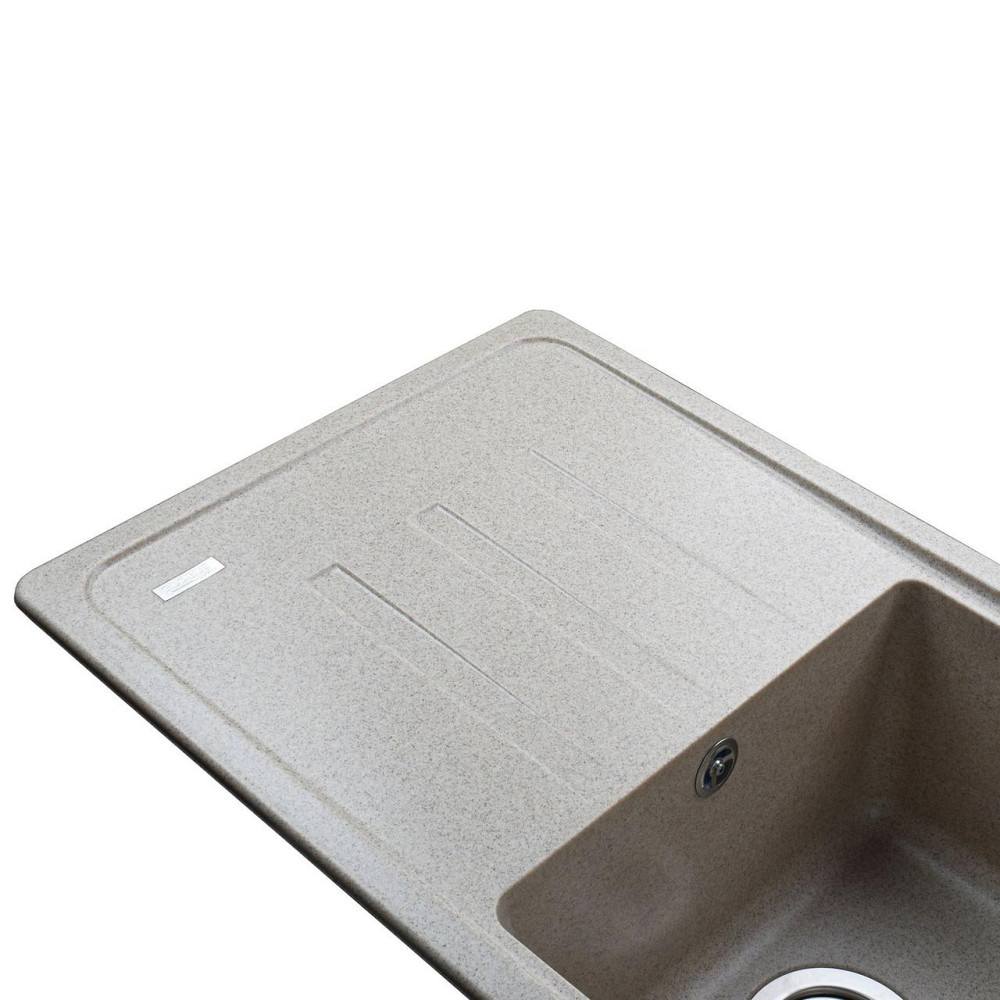 Гранитная мойка Globus Lux LUGANO миндаль 780х435мм-А0008 (000021421) Киев - изображение 2