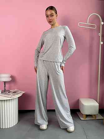 Женский базовый повседневный костюм из легкой вискозы Меланж Одесса