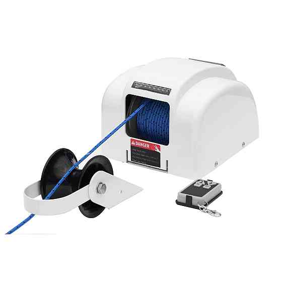 Лебедка AutoTRAC Big water 45 (свободный сброс) с пультом д/у управления, белая для соленой воды AC45SW Киев