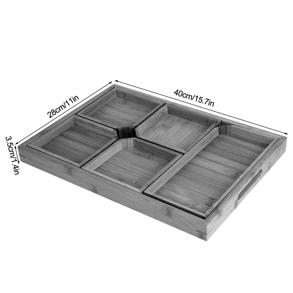 Менажниця дерев'яна "Палетас" каррі Миколаїв - фото 2