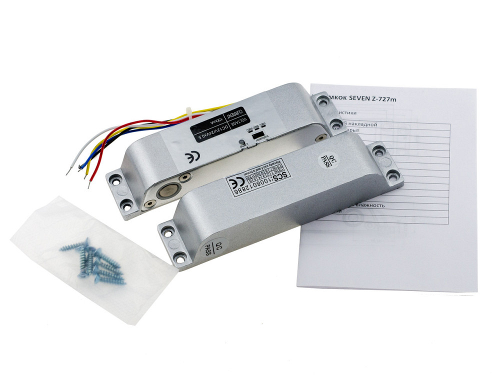 Замок электроригельный накладної SEVEN Z-727m Київ - фото 4