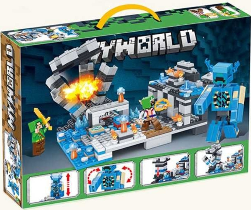 Lego MINECRAFT, Лего Майнкрафт Битва в глибинній темряві (Варден) 457 дітей. Київ - фото 3