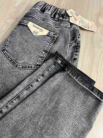 Джинси жіночі V&D 5011 МОМ jeans comfort резинка на талії стрейчеві полегшені світло сірі, світло-сі Одеса