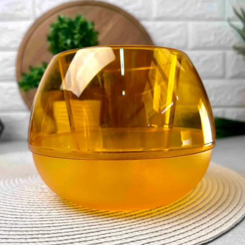 Вазон Сфера 14см бурштиновий Алеана Житомир - изображение 3