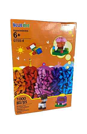 Детский развивающий конструктор 1000 штук в наборе, 1:48 мелкие строительные блоки, 20x15x3.5 см Каменец-Подольский