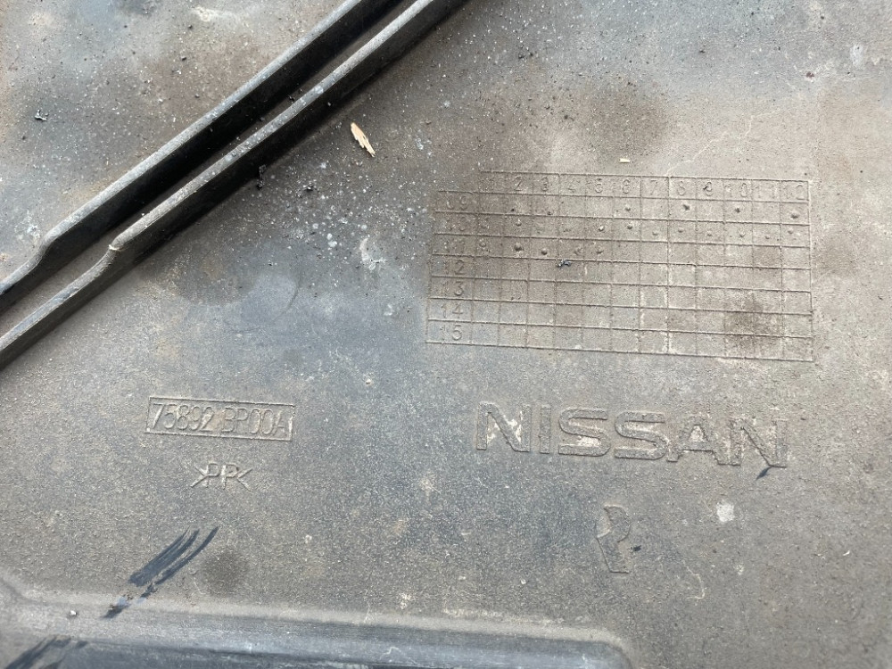 Захист під двигун Nissan Qashqai 1.6 бензин 2007-2013 (75890BB00B) Ковель - изображение 3