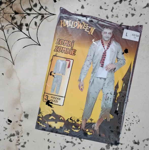 Костюм на Хелловін чоловічий Зомбі різнобарвний Київ - фото 5